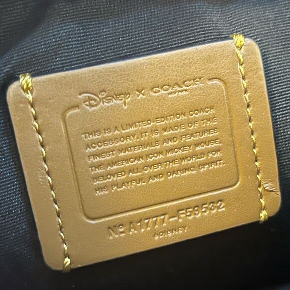 Coach Limited Addition Mickey Mouse Patch Patricia Leather CrossBody Bag - Picture 7 of 10